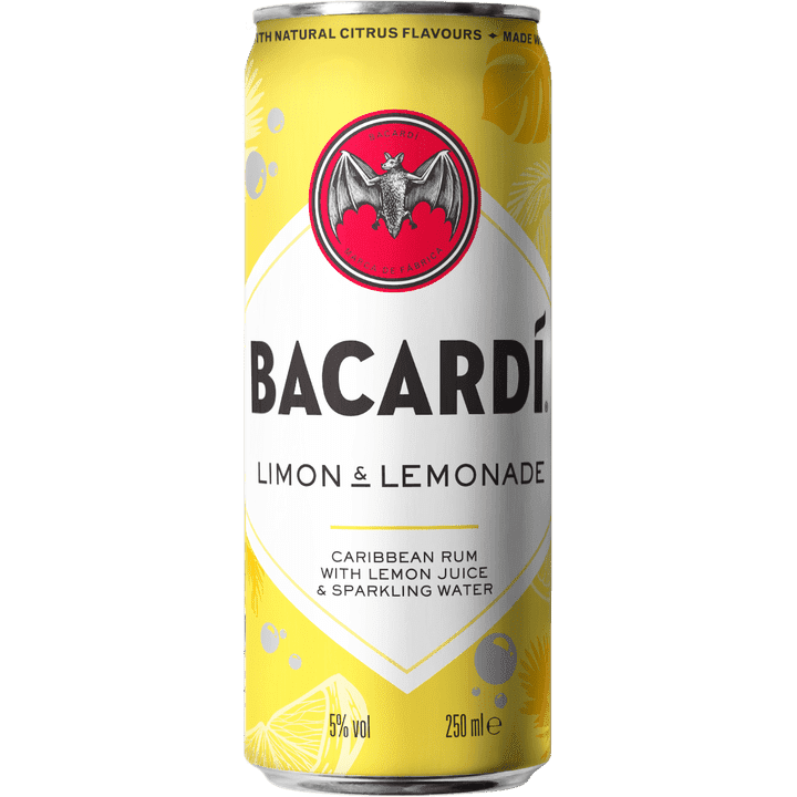 Bacardi Limon Lemonade blik 25 cl 5%